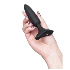 Анальная вибропробка Hush 2 второго поколения с управлением на расстоянии от Lovense (XS: 25*120 мм.)