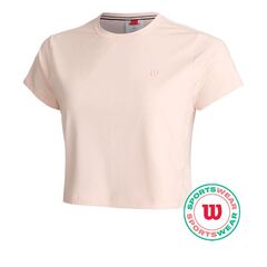 Женская теннисная футболка Wilson T-Shirt Match Point Lite - blush