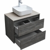 Aquanet 287890 Тумба Nova Lite 75 2 ящ. цв. дуб серый (287890)