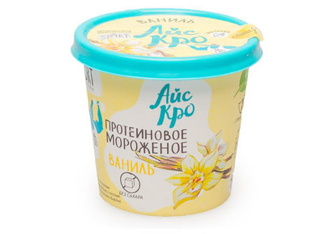 Протеиновое мороженое "Ваниль" Icecro, 75г