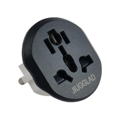 Сетевой адаптер переходник на евро вилку для подключения устройств со штекером UK/US/CN к обычной российской розетке
