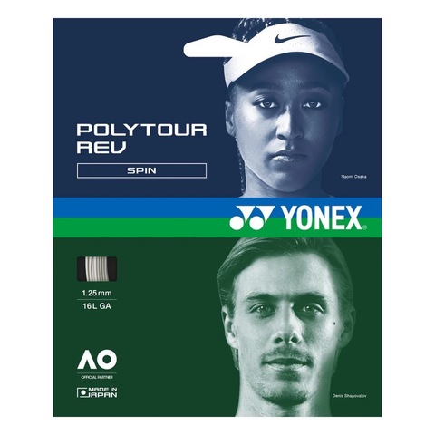 Струны Yonex POLY TOUR REV SPIN WHITE (1.25мм / 12м)