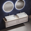 Sancos TT160A2X Столешница c отверстием под смеситель, 160x46, цвет: kreman