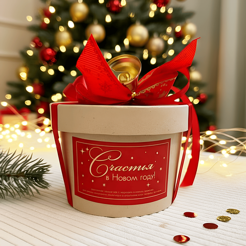 Чай в подарочной крафт-упаковке 