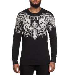 Пуловер Affliction WINGED UP BLACK