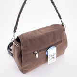 Сумка Саломея 503 эко-замша шоколад