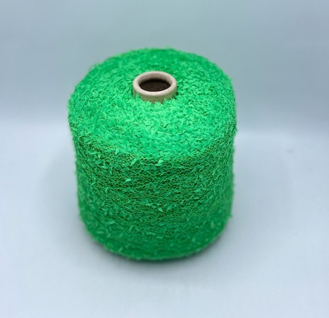 Be.Mi.Va (пр.Италия),art-Doreen 420м/100гр,30%Хлопок, 70%Полиамид, цвет-Зеленый c "бантиками", арт.36544