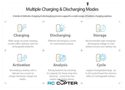 Зарядное устройство ISDT C4 EVO для цилиндрических батарей AA /AAA / 18650 / до 26700, 25W (DC - QC2.0/3.0/PD), 3A, x4