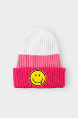 шапка  для девочки  КВ 20344/насыщенно-розовый,коралл