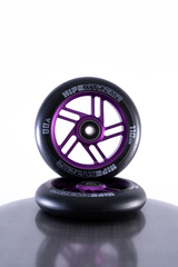 Набор колес HIPExtreme H5 110*24 мм, фиолетовый/черный