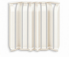 Накладки для плинтуса Идеал Дюра напольный округлый 80мм 033 Кремово-белый (2 набора из 8 элементов) во флоупаке