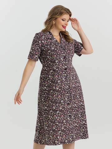 4536 Халат на пуговицах