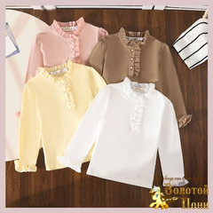 Блуза девочке (3-7) 260216-FW726