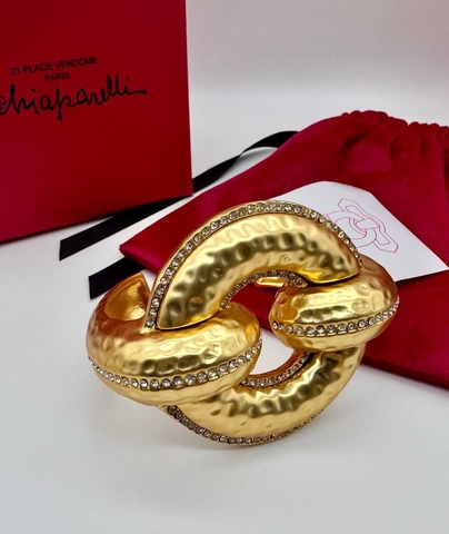 Браслет манжета массивный Schiaparelli lux