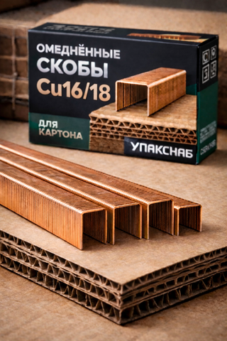 Скоба Cu16/18 омеднённая