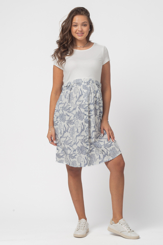 Платье для беременных и кормящих 16446 морской