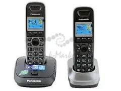 Радио-телефон Dect Panasonic KX-TG2512RU2 титан (2 трубки) АОН