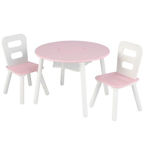 KidKraft Комплект с местом для хранения розовый - набор детской мебели 26165_KE