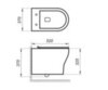 BelBagno BB216QSC Сиденье дюропластовое с быстросъёмными петлями, механизмом Soft Close