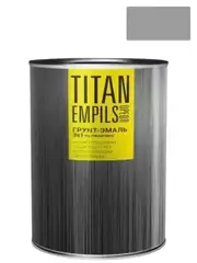 Грунт-эмаль для металлических поверхностей 3 в 1 Ореол Титан гладкая матовая серая