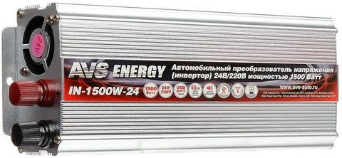 Автомобильный инвертор 24/220V AVS IN-1500W-24