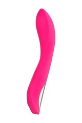 Розовый нереалистичный вибратор JOS Twig - 20,5 см. - 
