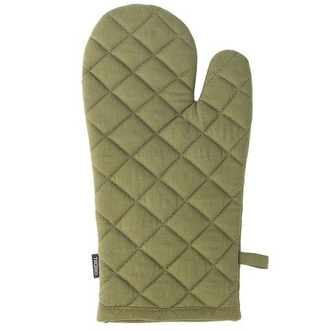 Прихватка-варежка Tkano Essential 17.5х33см зеленая