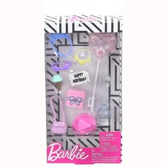 Набор аксессуаров для куклы Барби Barbie серия Мода День рождения