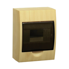 Щиток распределительный навесной IEK Krepta 3 ЩРН-П-6, 6 модулей, IP41, пластиковый, сосна