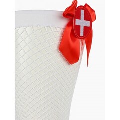 Чулки медсестры в сетку с бантиками (Sense) (S/M)