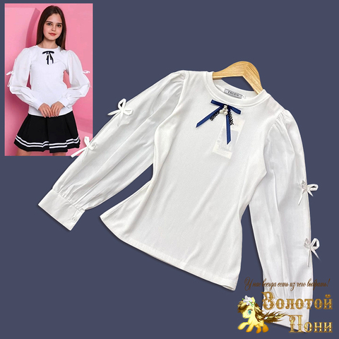 Блуза трикотаж д (8-12) 250530-QR9144