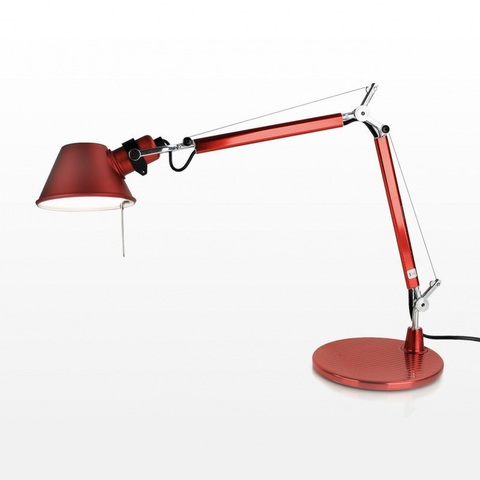 Настольная лампа Tolomeo Micro Table A011810 красный