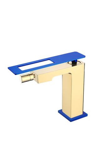 Boheme Q 146-GUV Смеситель для биде, цвет: синий,золото