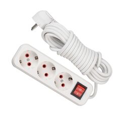 LILA 720 0307 302 Удлинитель с/з  3входа 7м с выкл