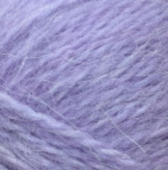 Пряжа "Пушинка", 50% шерсть, 50% козий пух, 50 гр. - 225 м, св. сиреневый