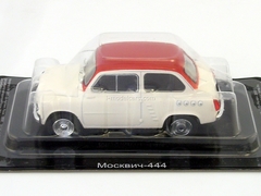 Moskvich-444 1957-1959 white-red 1:43 DeAgostini Auto Legends USSR #235