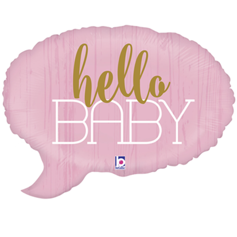 ФИГУРА HELLO BABY Спич бабл розовая