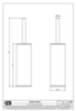 Gessi 59543#727 Rilievo Ершик напольный, цвет: Brushed Brass Pvd