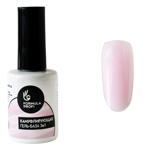 Формула Профи, Гель-база каучуковая камуфлирующая 3 в 1 №04, 15 мл