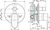 Встраиваемый смеситель для ванны/душа Ideal Standard CERAFINE O A7193XG