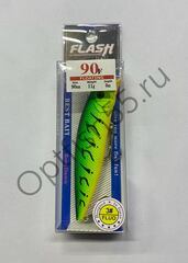 Воблер Rosy Down Flash 90F 90мм, 11гр, загл. 0м