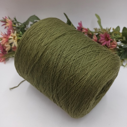 Pasham Loro Piana кашемир с шелком в шнурке Зеленый