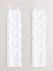 Майка на бретельках для девочки Next 641-576, 10шт., Белый