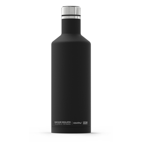 Термос-бутылка Asobu Times square (0,45 литра), черная*