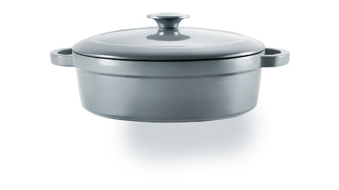 Кастрюля 24см Voeux Gracieuse серая