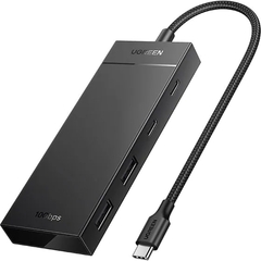 USB-хаб UGREEN CM806 (35583) USB-C To 2xUSB-A + 2xUSB-C HUB without PD черный