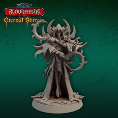 Эльф Полуэльфы Тёмные эльфы Дроу Некромант Волшебник Маг Колдун миниатюра для dnd, днд, pathfinder, фентези, Настольная игра, НРИ, Варгейм, РПГ