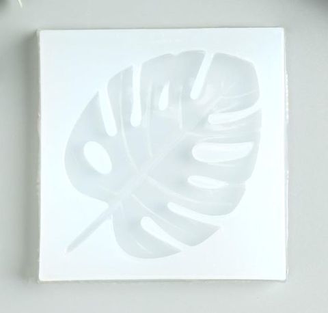 Молд  Монстера мини 7х7, Арт.СЛ-309, силикон