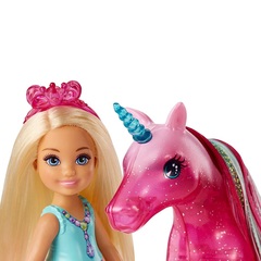 Барби Дримтопия Челси с Розовым Единорогом