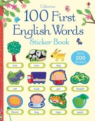 100 First English Words Sticker Book